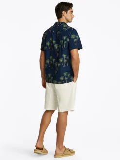 Lightweight Hemd mit Palmenprint