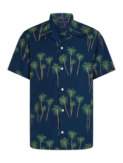 Lightweight Hemd mit Palmenprint