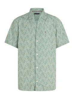Lightweight Hemd mit Wellenprint