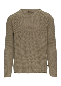 Locker gestrickter Pullover mit Waschung