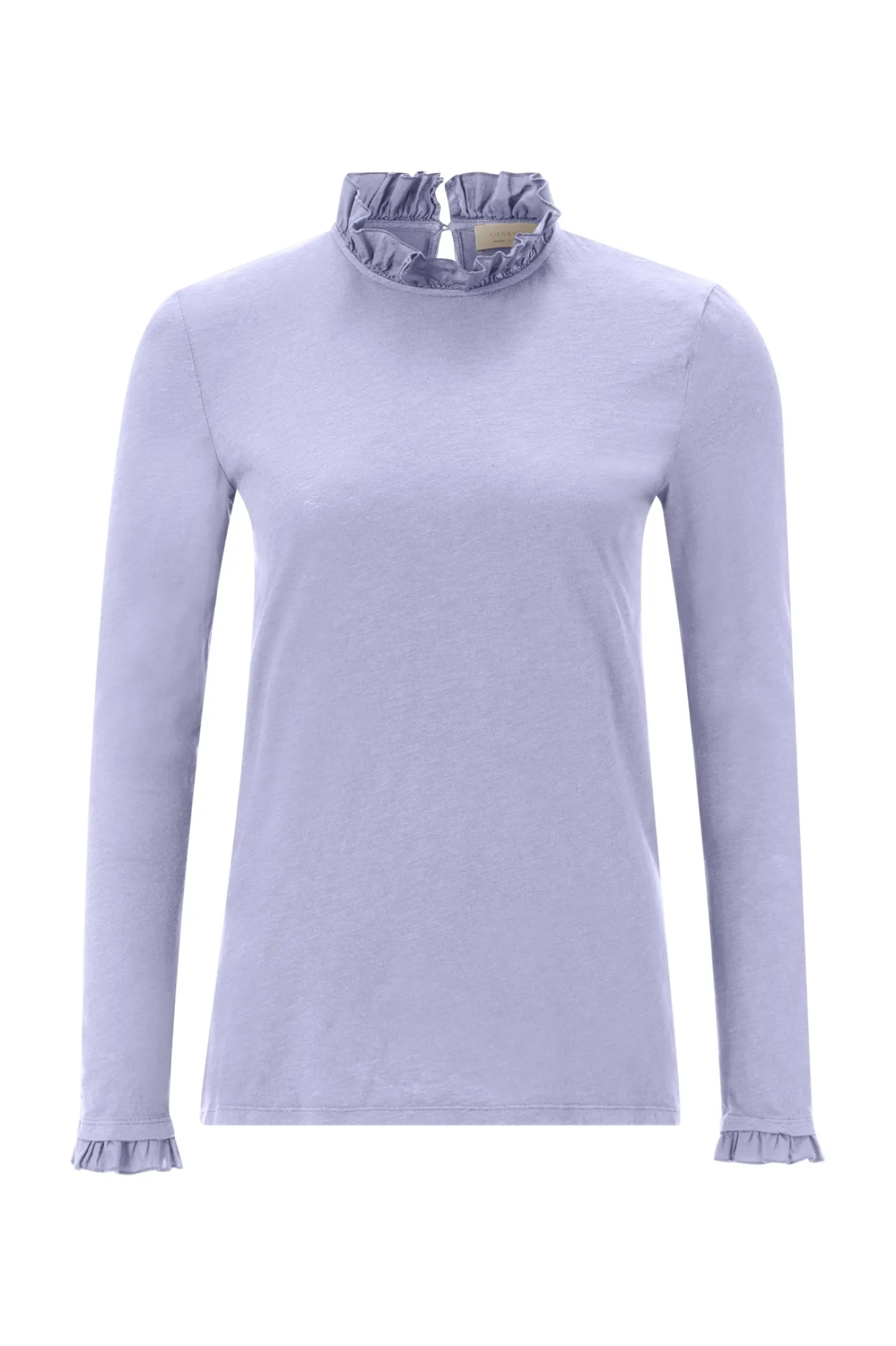Longsleeve mit Frillkragen