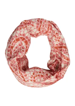 Loop-Schal aus Viskose mit All-over-Print