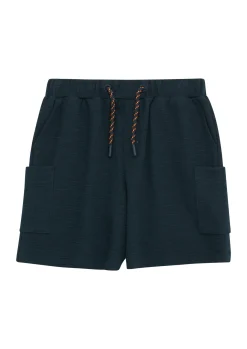 Loose-Fit-Bermuda aus Strickjersey mit angedeutetem Tunnelzug