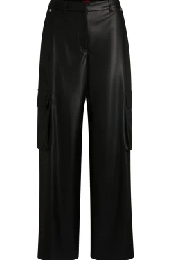 Loose-Fit Cargo-Hose aus Kunstleder