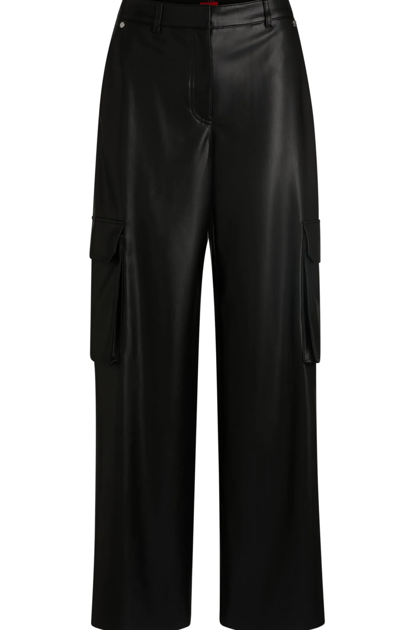 Loose-Fit Cargo-Hose aus Kunstleder
