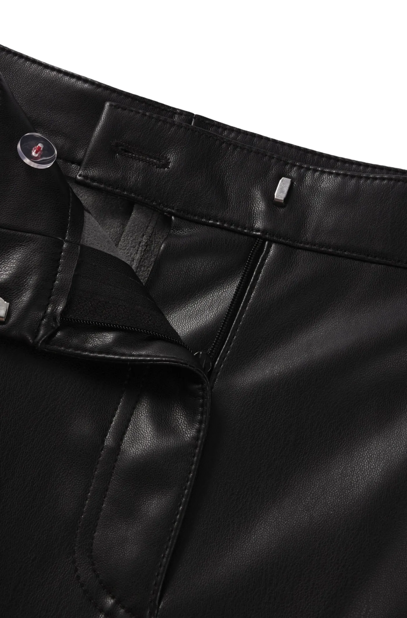 Loose-Fit Cargo-Hose aus Kunstleder
