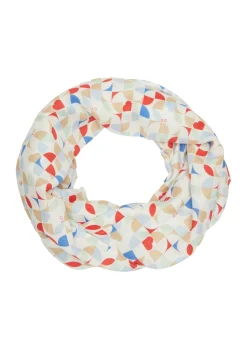 Lässiger Loop Schal aus Viskose mit All-over-Print