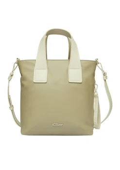 Lässiger Shopper mit abnehmbaren Riemen und Kurztragehenkel