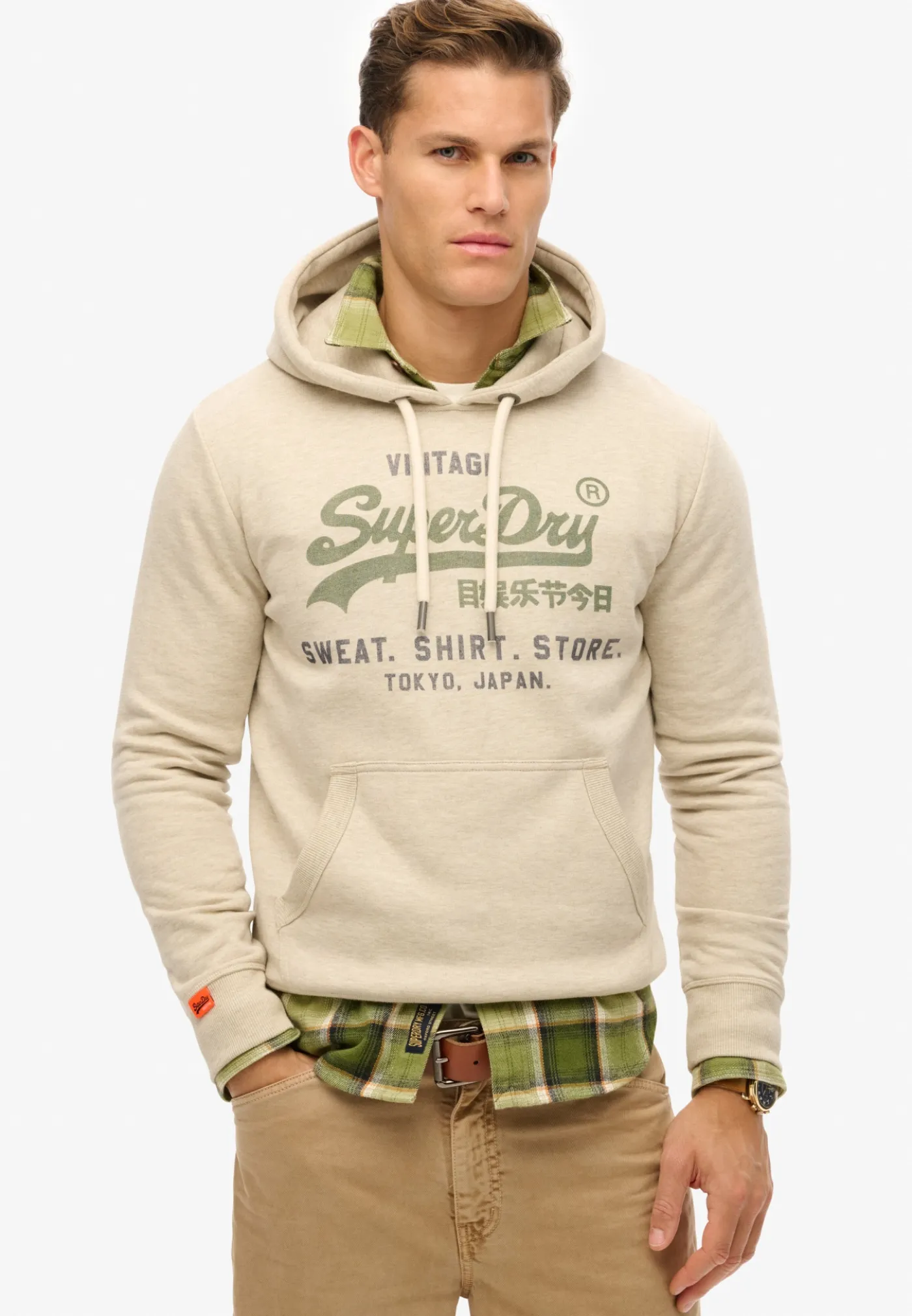 Lässiges Vintage Logo Heritage Hoodie