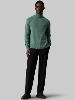 LUXURY WOOL Rollkragenpullover