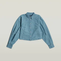 Macro Ballon Jeans Bluse