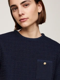 Mini-Etuikleid aus Tweed in A-Linie