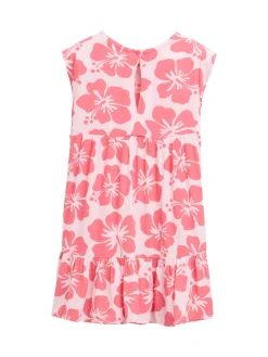 Mini-Kleid mit Blumenmuster