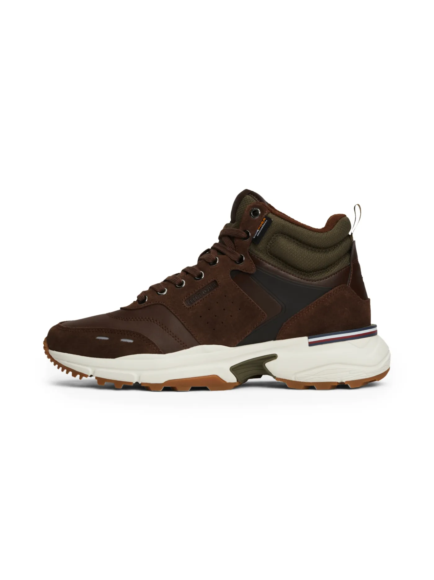 Mittelhoher Hybrid Stiefel aus Leder