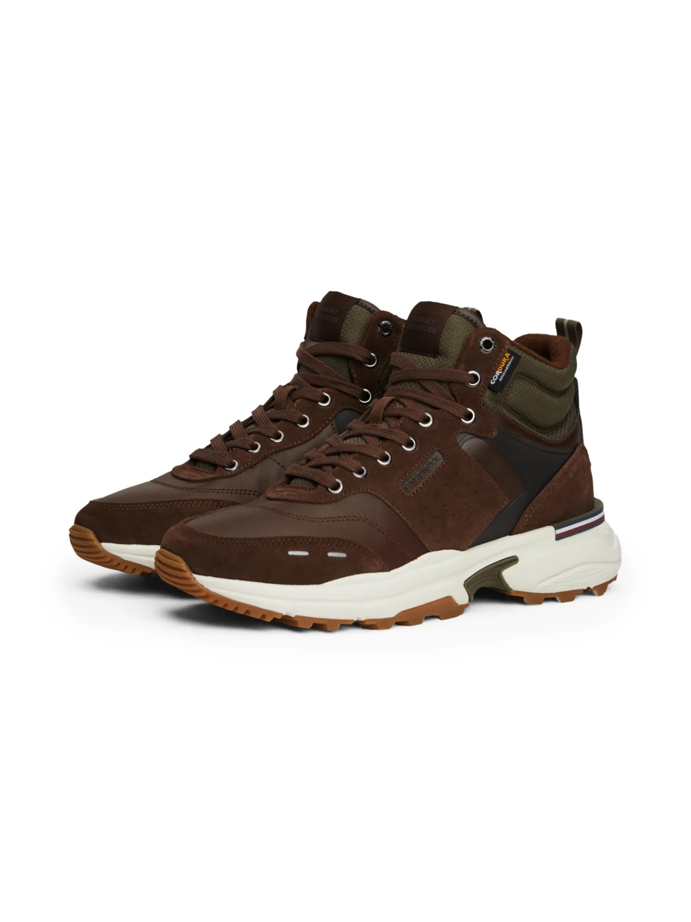 Mittelhoher Hybrid Stiefel aus Leder