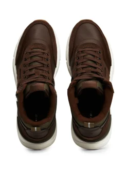 Mittelhoher Hybrid Stiefel aus Leder