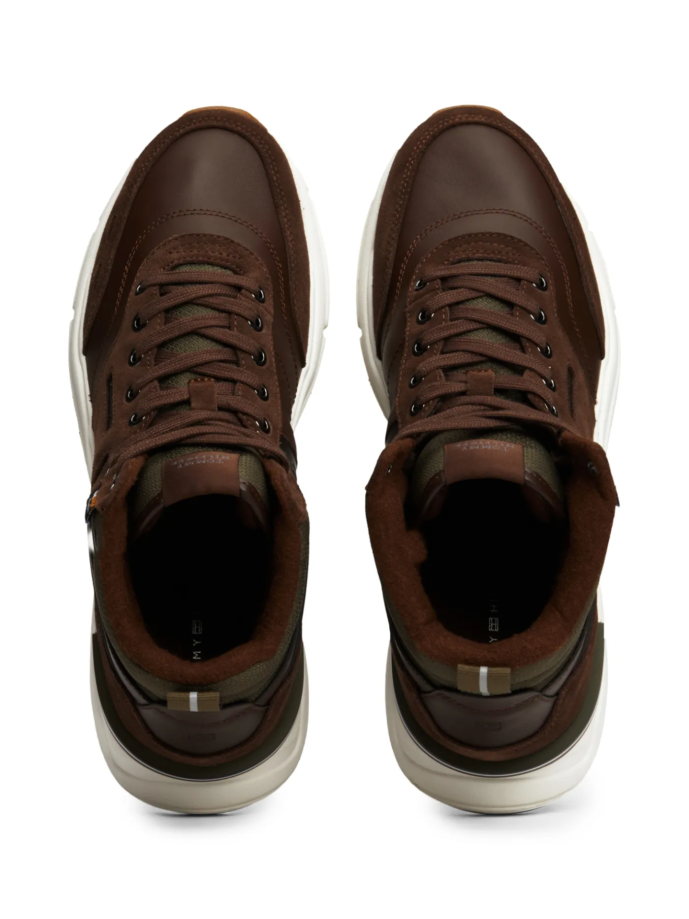 Mittelhoher Hybrid Stiefel aus Leder
