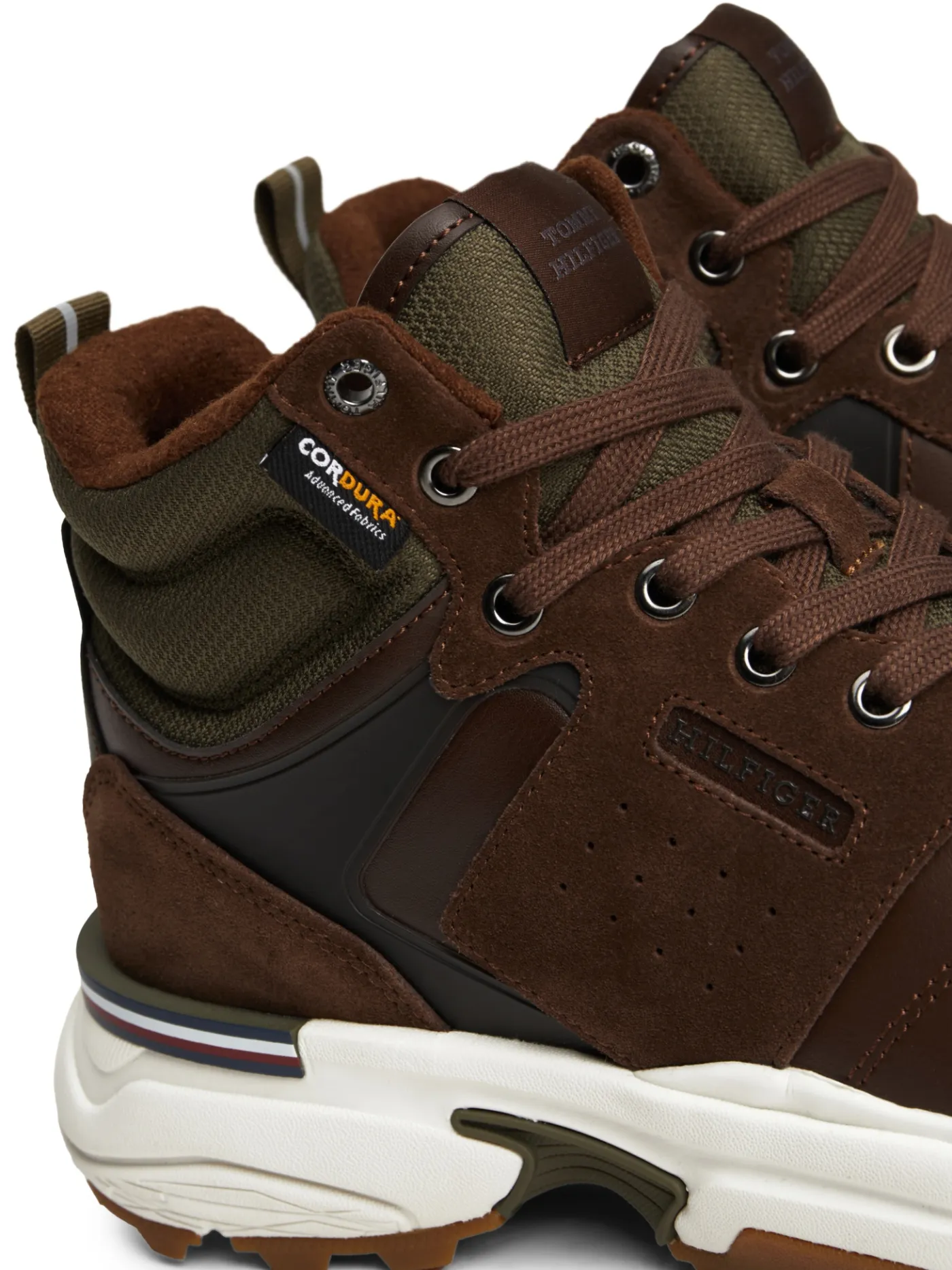Mittelhoher Hybrid Stiefel aus Leder