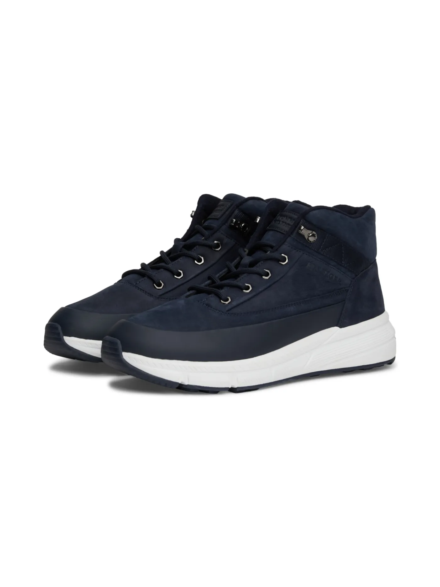 Mittelhoher Hybrid Stiefel aus Leder