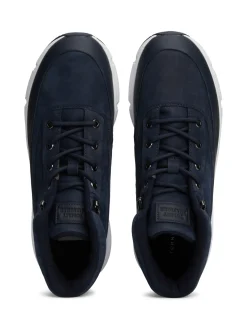 Mittelhoher Hybrid Stiefel aus Leder