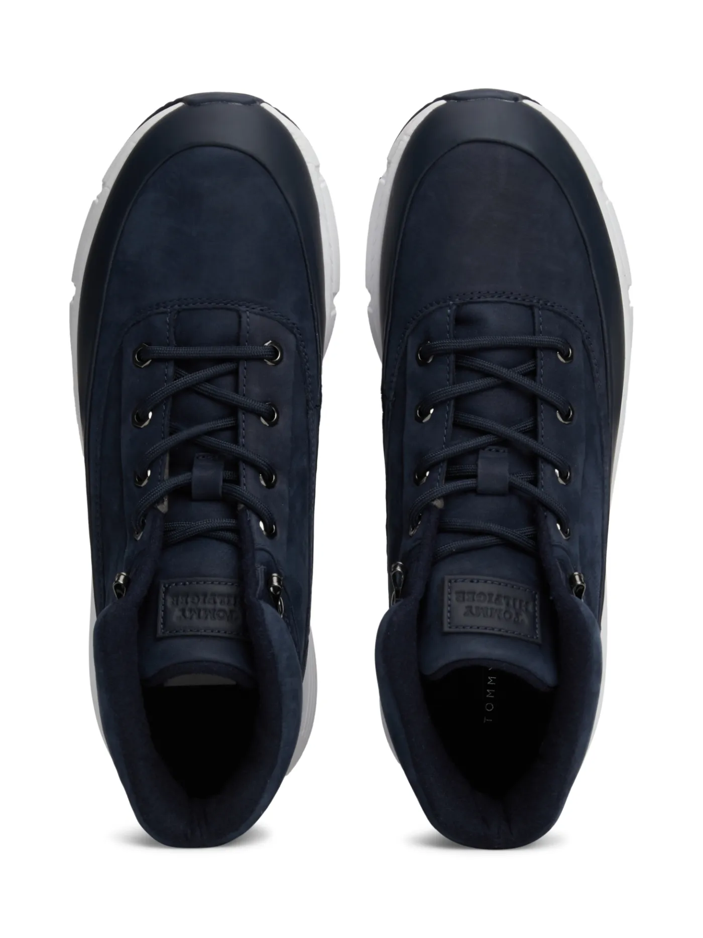 Mittelhoher Hybrid Stiefel aus Leder