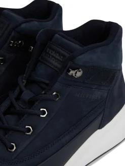 Mittelhoher Hybrid Stiefel aus Leder