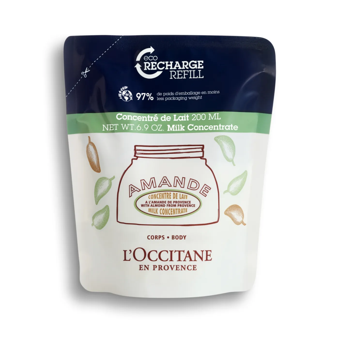 NACHFÜLLPACKUNG MANDEL KÖRPERCREME 200 ML