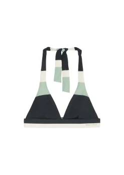Neckholder-Bikini-Top aus recyceltem Material