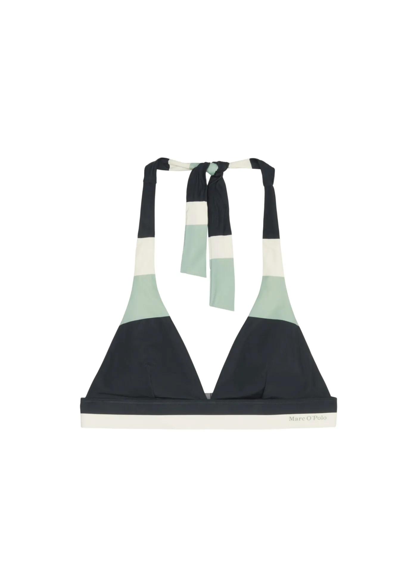 Neckholder-Bikini-Top aus recyceltem Material