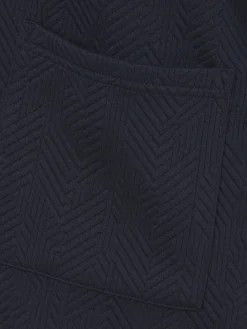 Offene Longjacke mit Kapuze