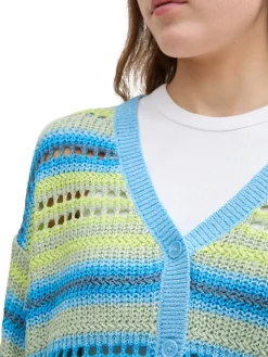 Offen gestrickter Cardigan