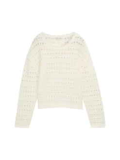 Offen gestrickter Pullover