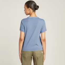 Overdyed Front Seam T-Shirt