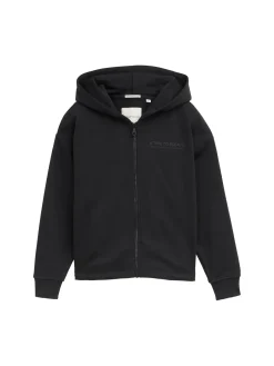 Oversize Hoodie Sweatjacke mit Print