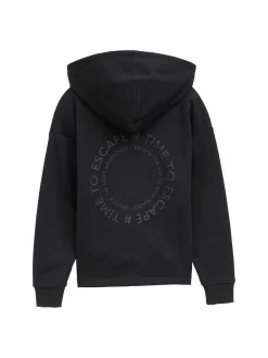 Oversize Hoodie Sweatjacke mit Print