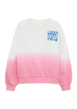 Oversized Sweatshirt mit Front- und Rückenprint