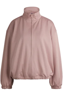 Oversized Jacke aus Logo-Jacquard