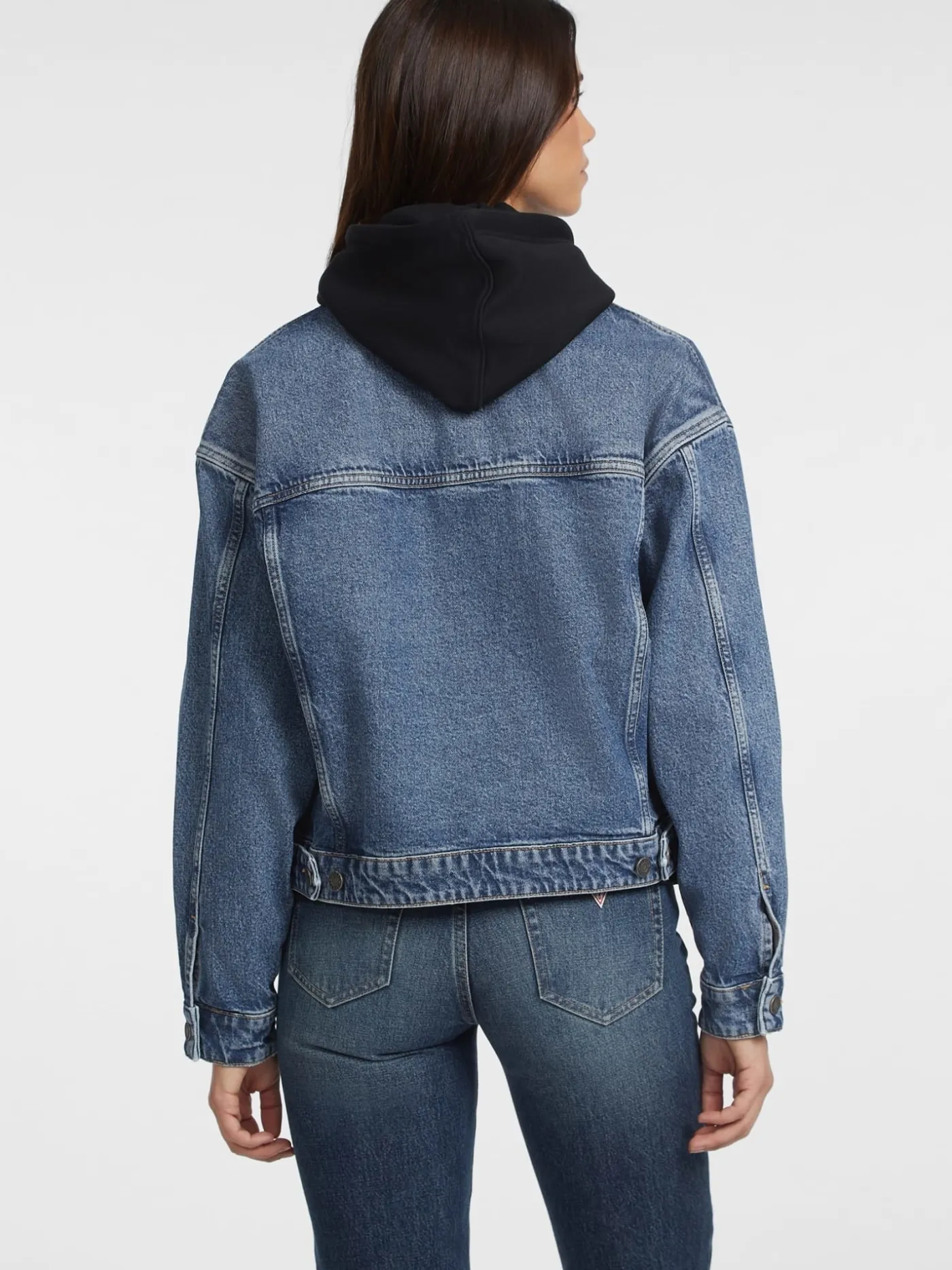 Oversized Trucker Jeansjacke