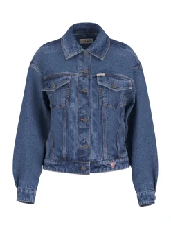 Oversized Trucker Jeansjacke