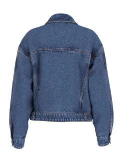 Oversized Trucker Jeansjacke