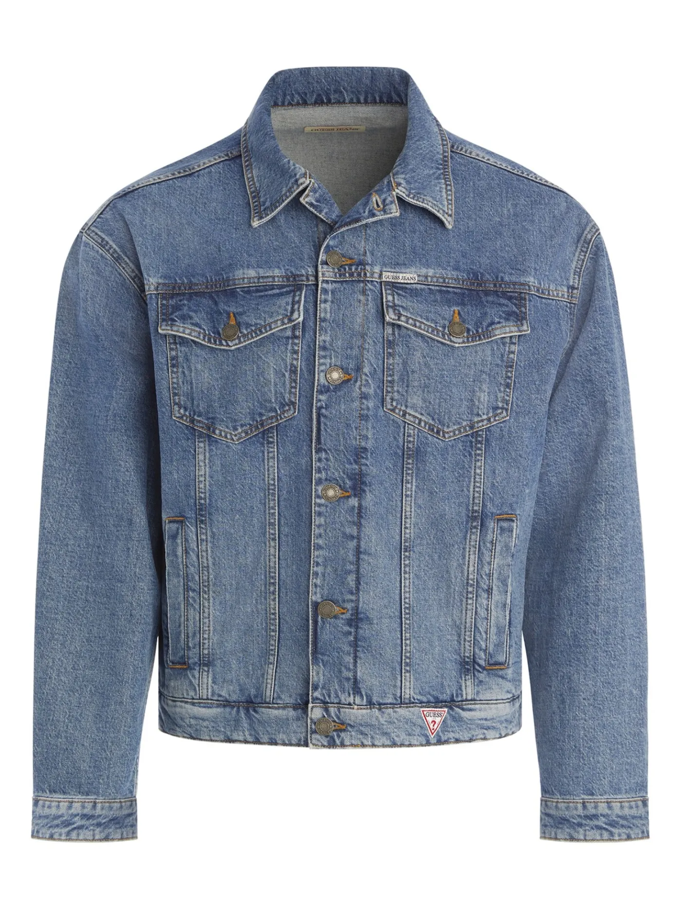 Oversized Trucker Jeansjacke