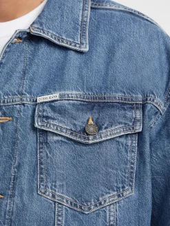 Oversized Trucker Jeansjacke