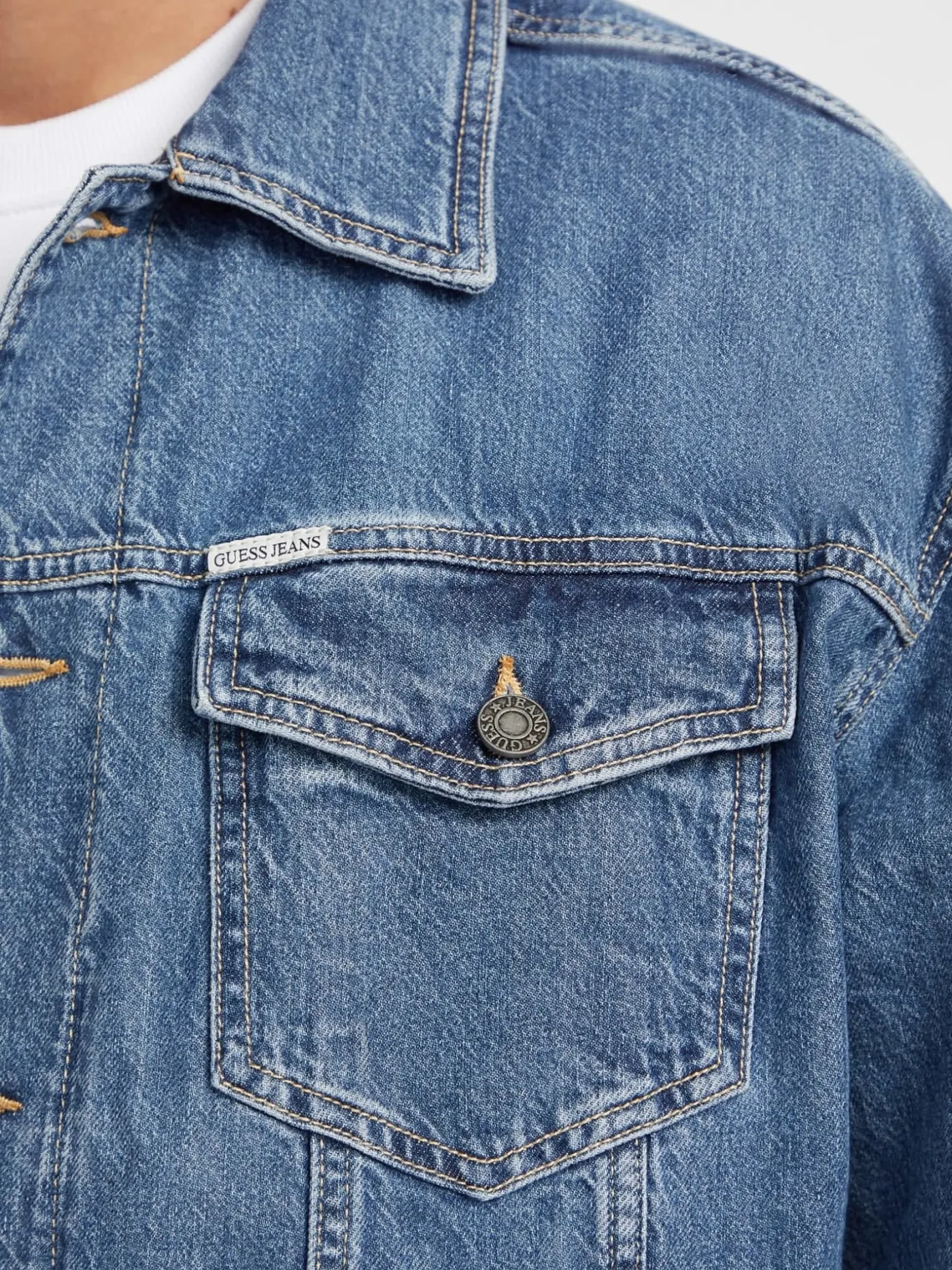 Oversized Trucker Jeansjacke