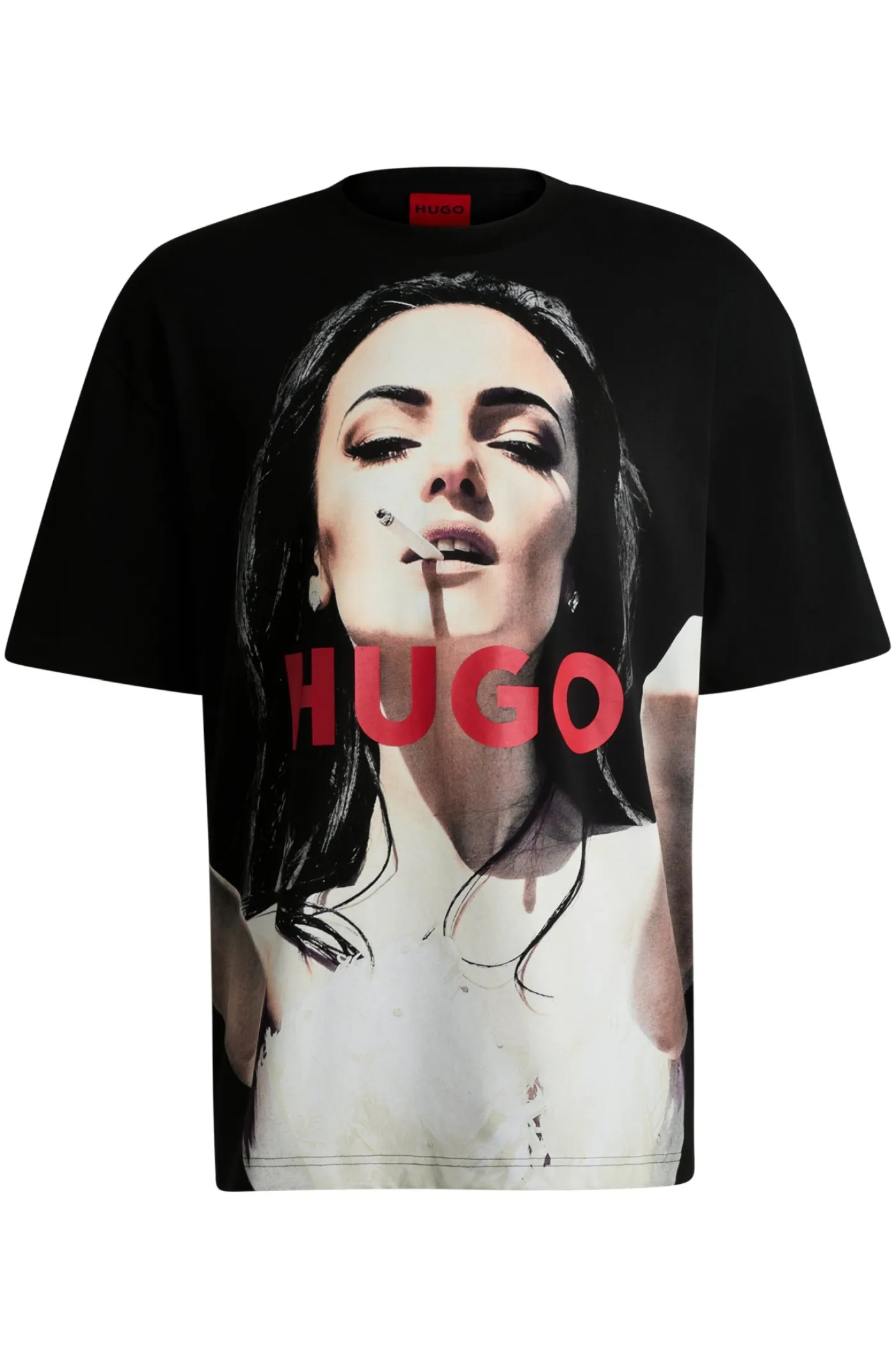 Oversized T-Shirt aus Baumwolle mit markantem Print