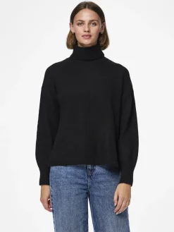 PCMALOU Pullover mit hohem Kragen