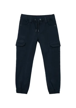 Pelle: Hose mit Cargotaschen im Jog-Style