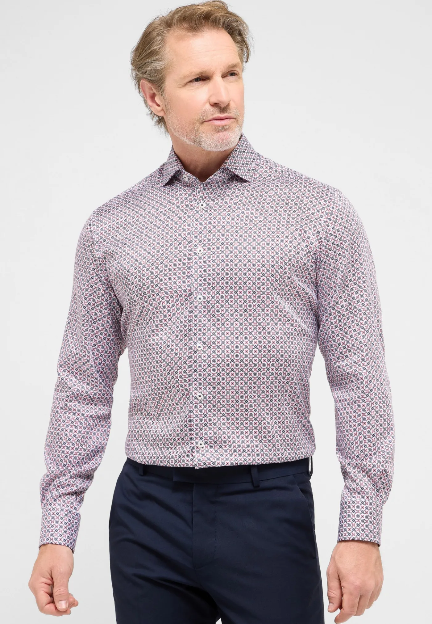Performance Shirt Natté-Stretch Langarm