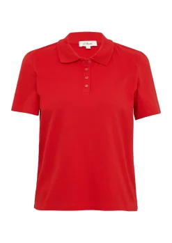 Piqué-Poloshirt aus Baumwollmix