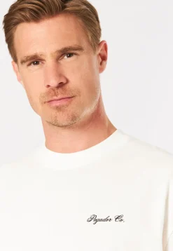 POLION OVERSIZED TEE WASHED WARM WHITE