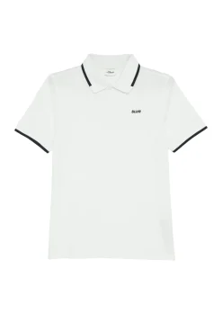 Poloshirt aus Baumwollpiqué mit Logo-Stickerei